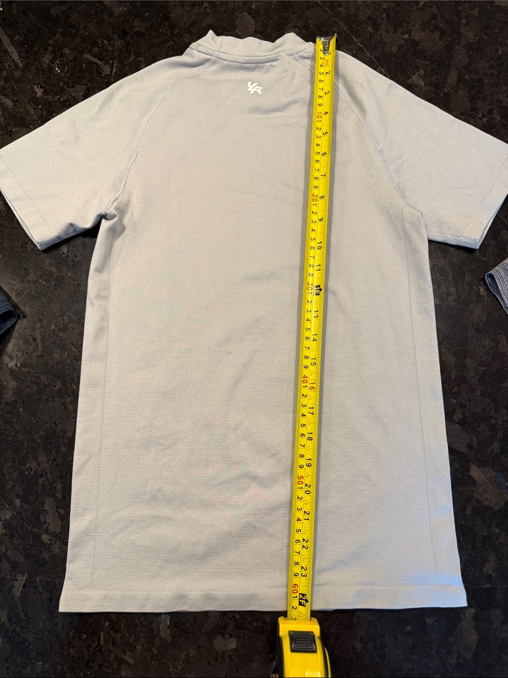 YoungLA Light Gray Athletic Performance Tee - Picture 3 of 3